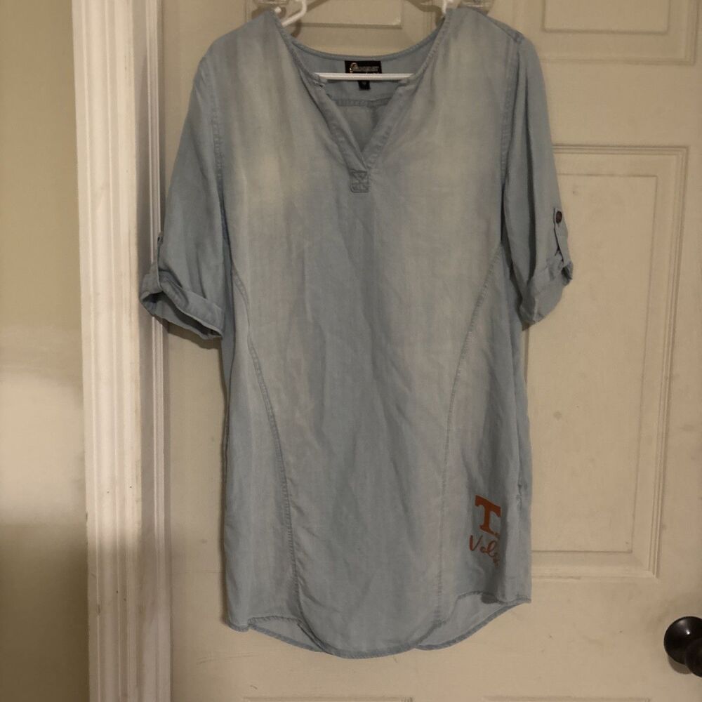 Tennessee Vols “ Game Day" Brand Womens Small Denim Dress
